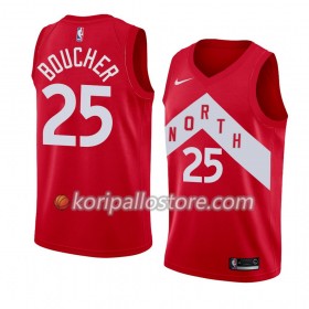Toronto Raptors Chris Boucher 25 2018-19 Nike Punainen Miesten Pelipaidat Swingman 